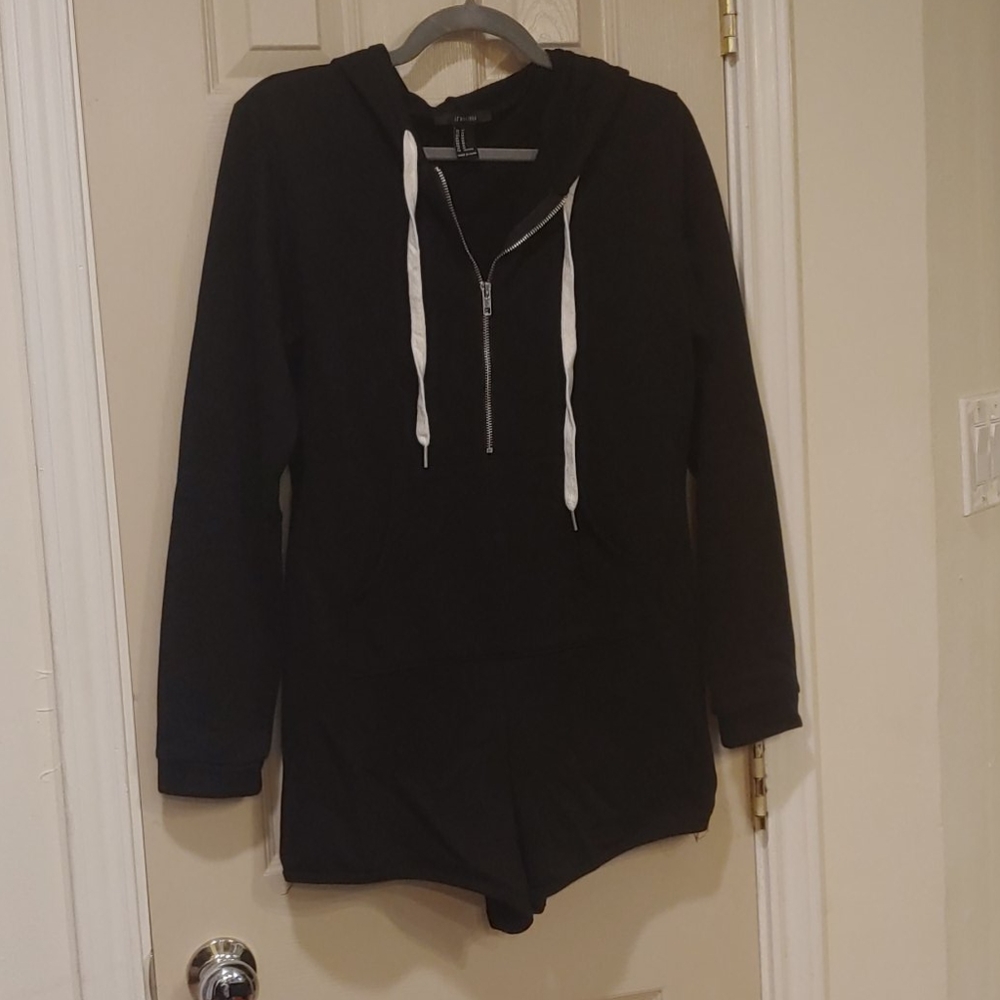 Hooded romper